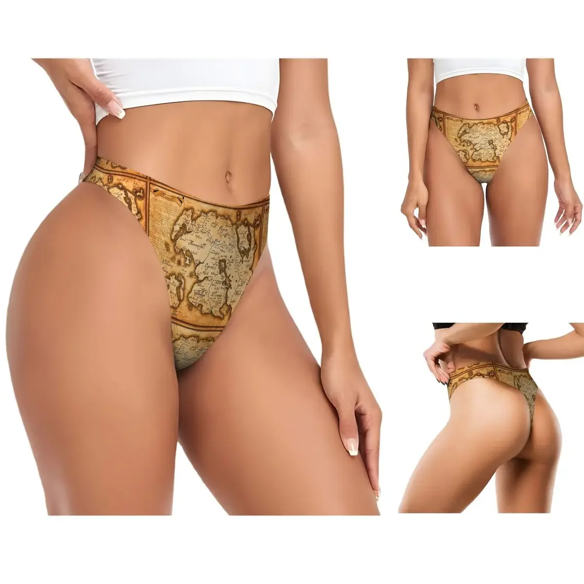 Mapa personalizado de Tamriel - Elder Scrolls Iv Oblivion, bragas tipo tanga transpirables para mujer, tangas elásticas, ropa interior cómoda