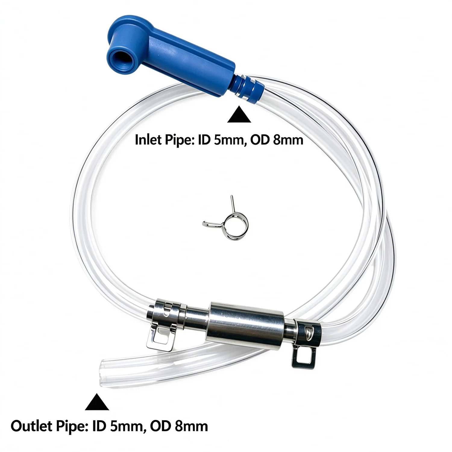 One-way Brake Bleeder Hose w/ Check Valve, Car & Motorcycle Hydraulic Brake Oil Tube, Brake Bleeding Tool For Clutch Maintenance