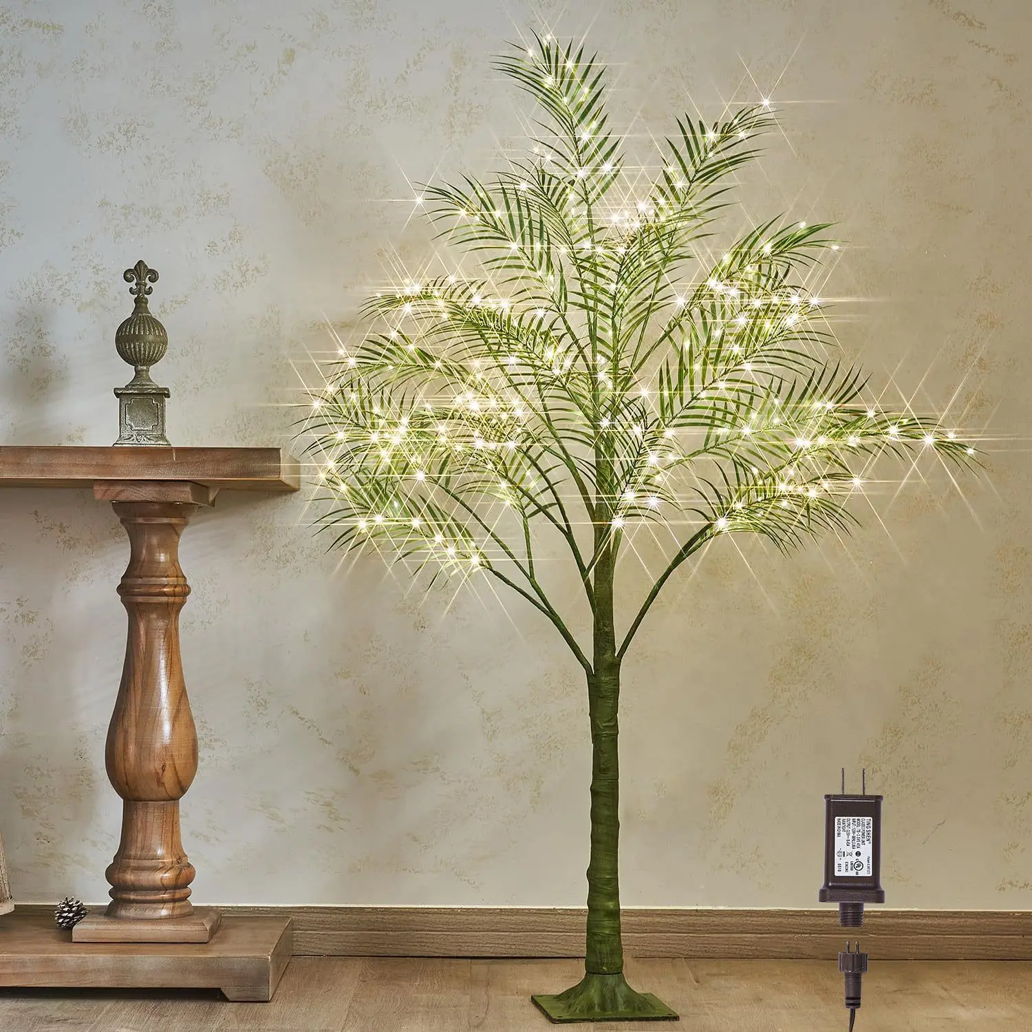 

USB Plug Palm Tree String Lights 1.5m Waterproof Outdoor Garden Decor Artificial Coconut Tree Lighting