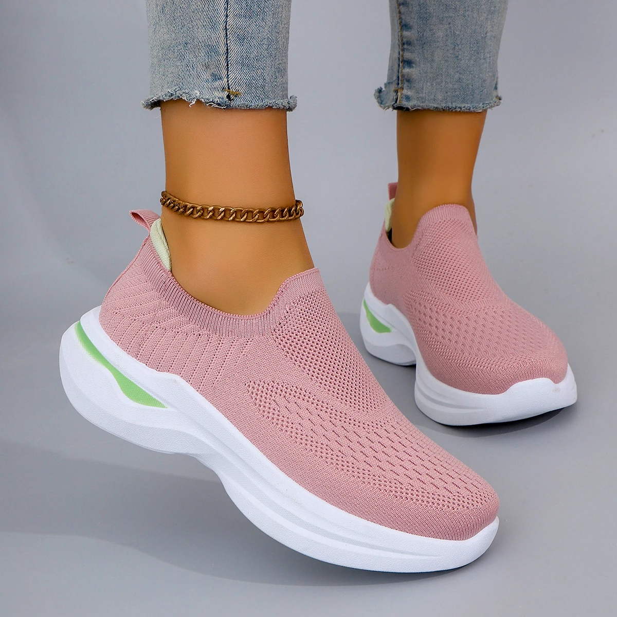 

Spring Women's Comfortable, Breathable, Wear-Resistant Lazy Shoes with Soft Soles