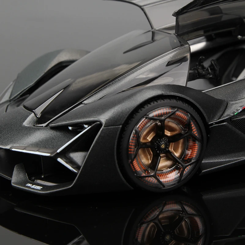 Bburago 1:24 Lamborghini Terzo Millennio lega auto sportiva statica Die Cast veicoli modello giocattoli Diecast Voiture regalo da collezione