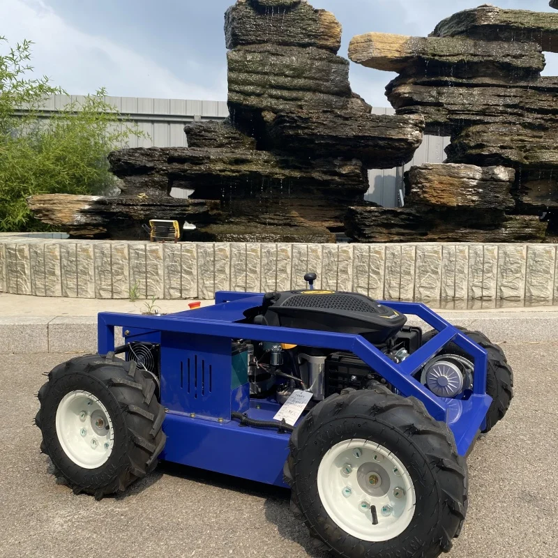 Self-Propelled Robot Lawn Mower Euro V Emission Remote Controlled Customizable Lawn Care Equipment CE Certified