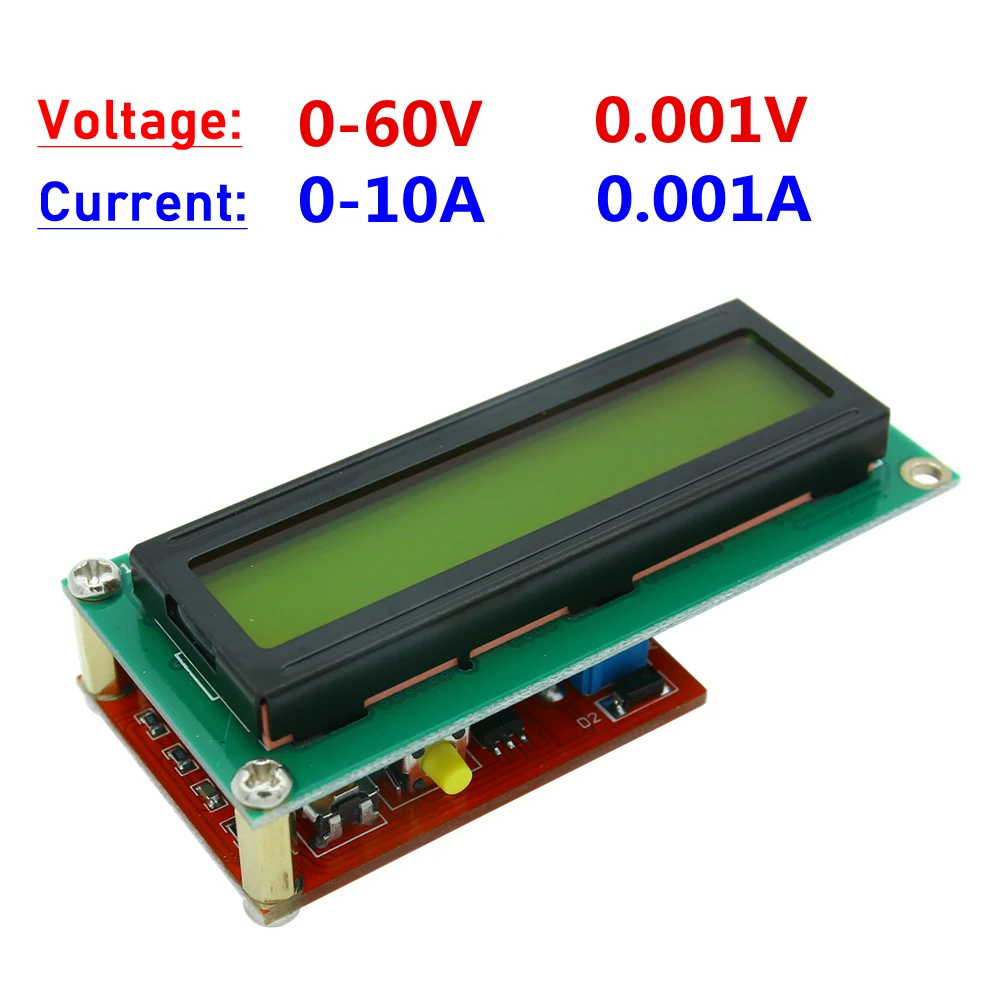 DC 60V 10A Multimeter Voltmeter Ammeter Power Meter Coulomb AH Meter Battery Capacity Tester Voltage Current Load Resistance