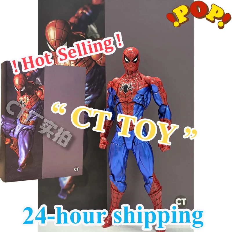 

In Stock New CT Toys Spiderman Figure 2.0 Amazing Yamaguchi Spider Man 2.0 Agent Venom Mafex Anime Action Figure Gift Toy Kid