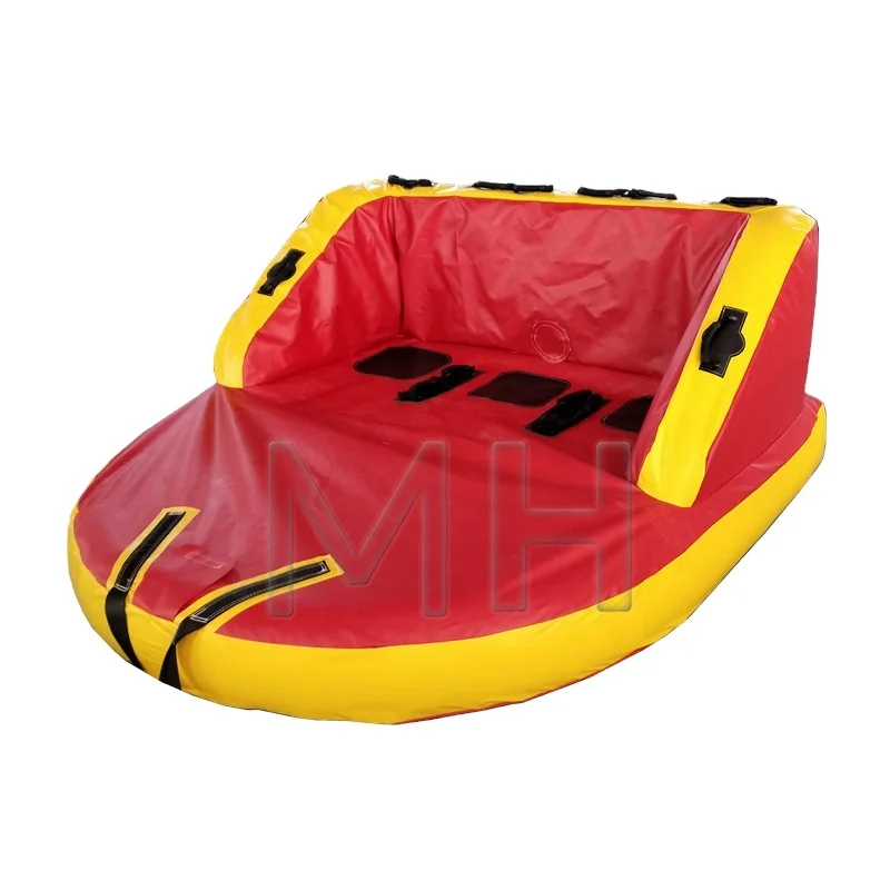 

3 Seaters Inflatable Water Sofa Sports Game Couch Style Towable Tubes