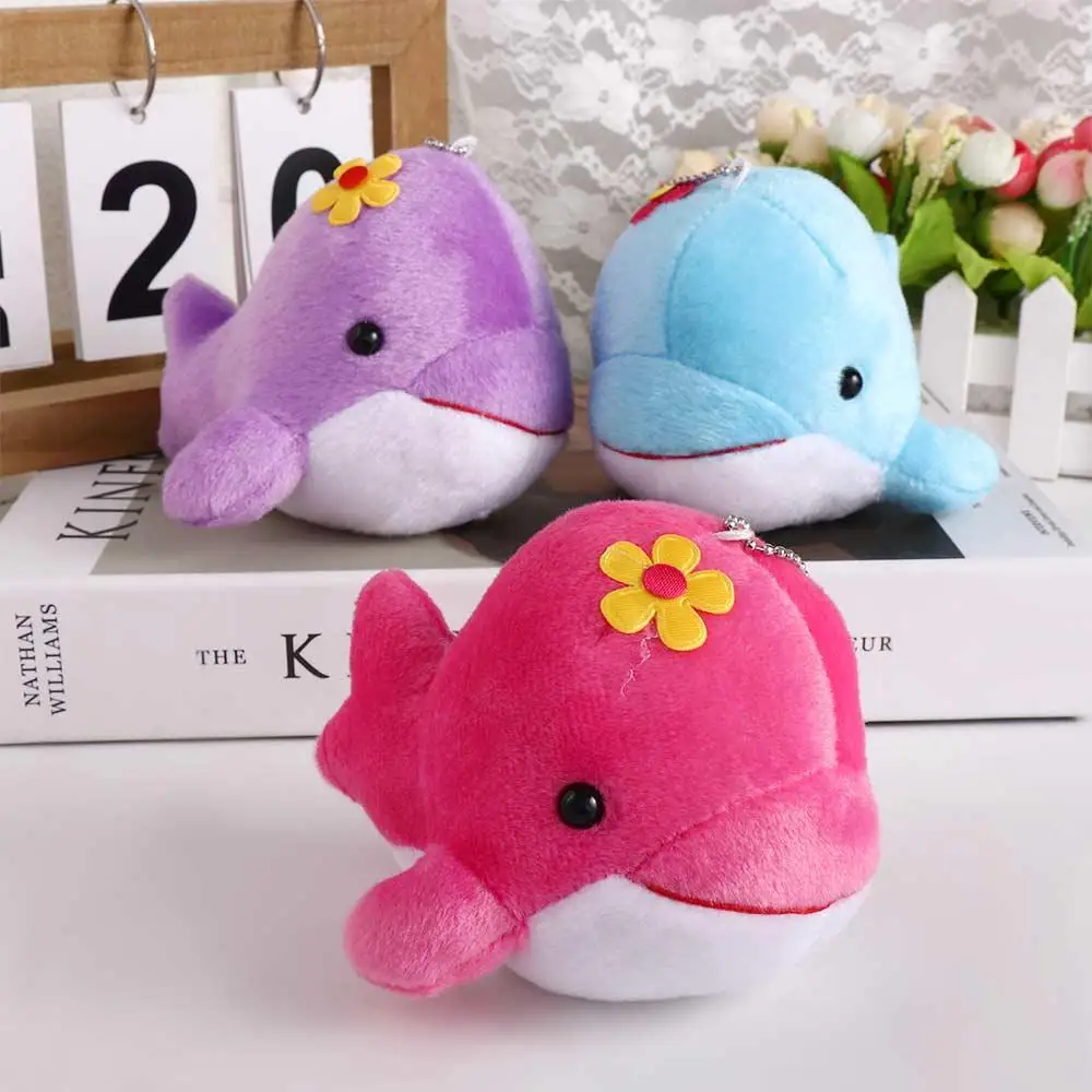 Stuffed Animals Backpack Pendant Hanging Pendant Stuffed Toy Bag Charm Whale Plush Pendant Whale Plush Doll Keychain Keyring