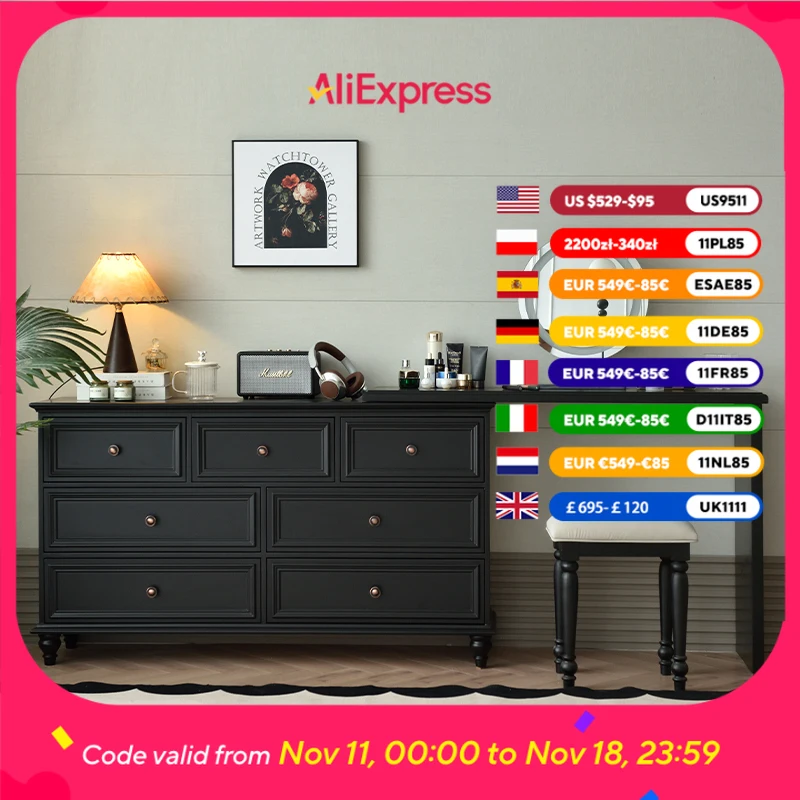 

Деревянные ящики для хранения туалетного столика, зеркало для женщин и девочек, большие длинные комоды для макияжа, спальни, Pentiadeira Feminina, мебель для дома