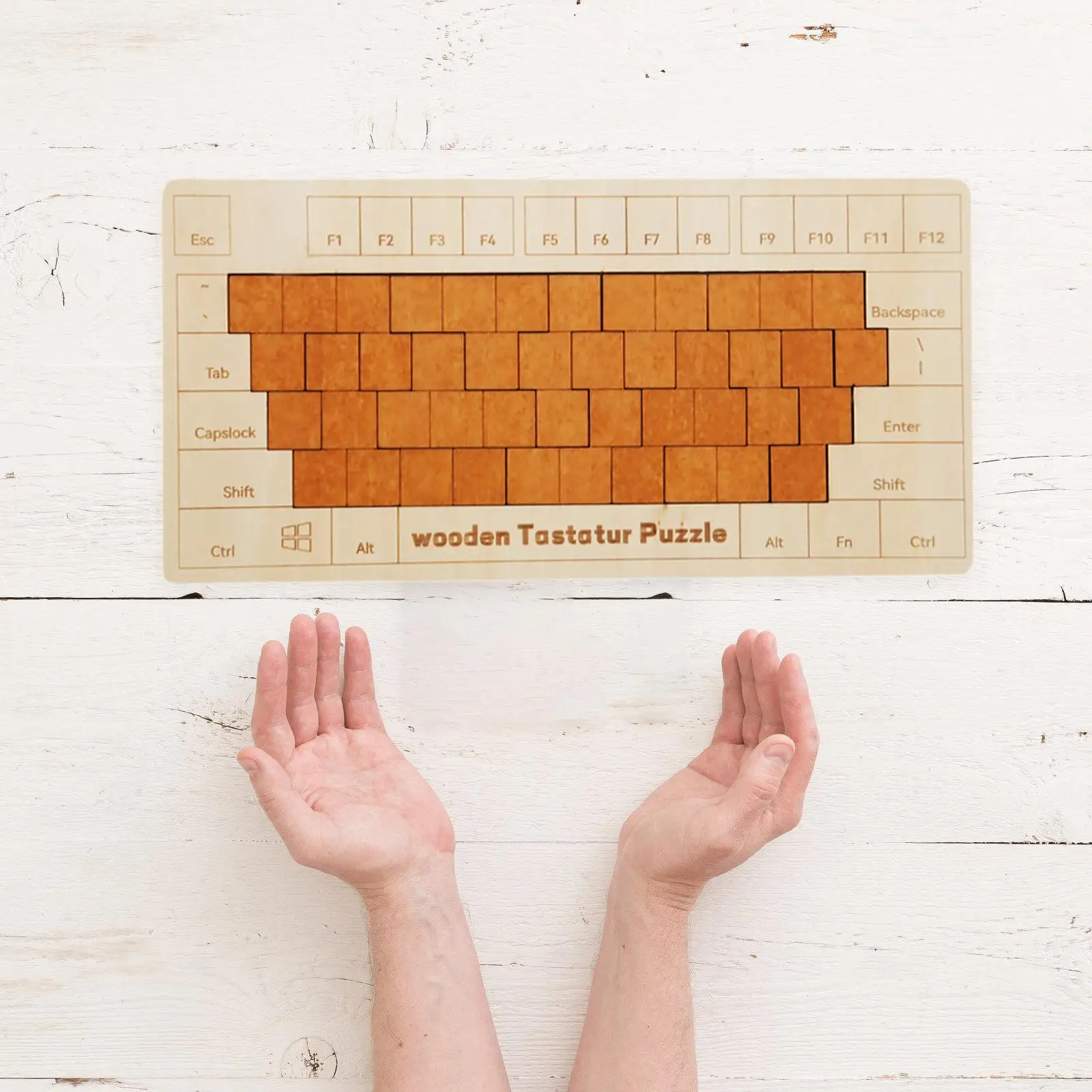 Puzzle con blocchi di legno Gioco 3D Logic IQ Giocattolo educativo per età 3-4 Ragazzi Regalo