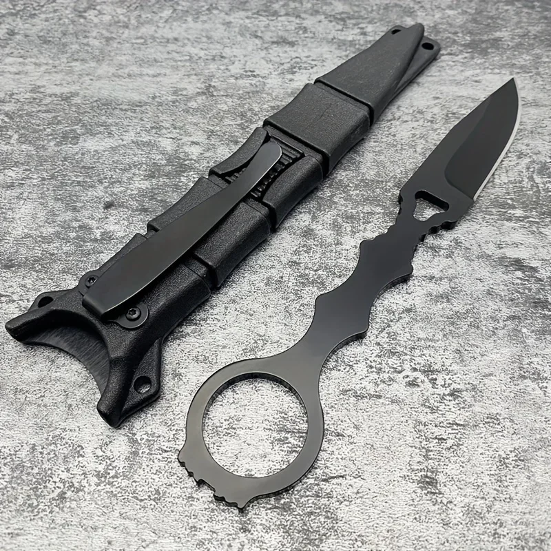 Fashion outdoor small straight knife  EDC, portable anti height hardness