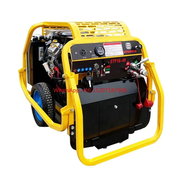 

13 Horsepower Small Hydraulic Power Station Portable Gasoline Diesel Hydraulic Pump Station