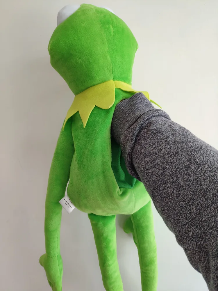60 cm Hollywood Star Frosch Kermits Plüschpuppe Weiche Angefüllte Frösche Handpuppe Spielzeug Baby Kinder Weihnachten Halloween Geschenke