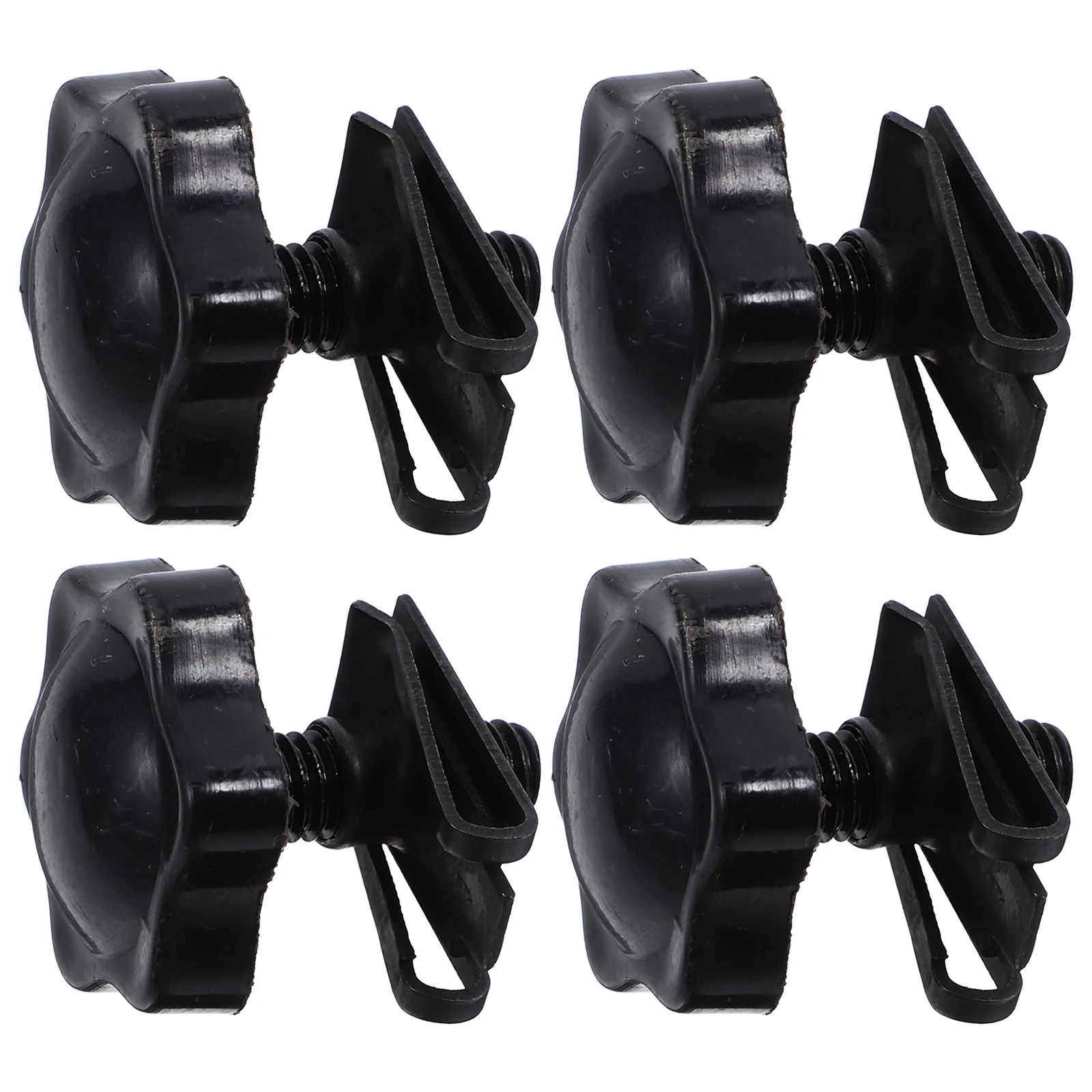 

4 шт. крепежные болты для кофров с накатной ручкой, винты для надежного крепления, для установки мотоциклетных аксессуаров, фурнитура для кофров