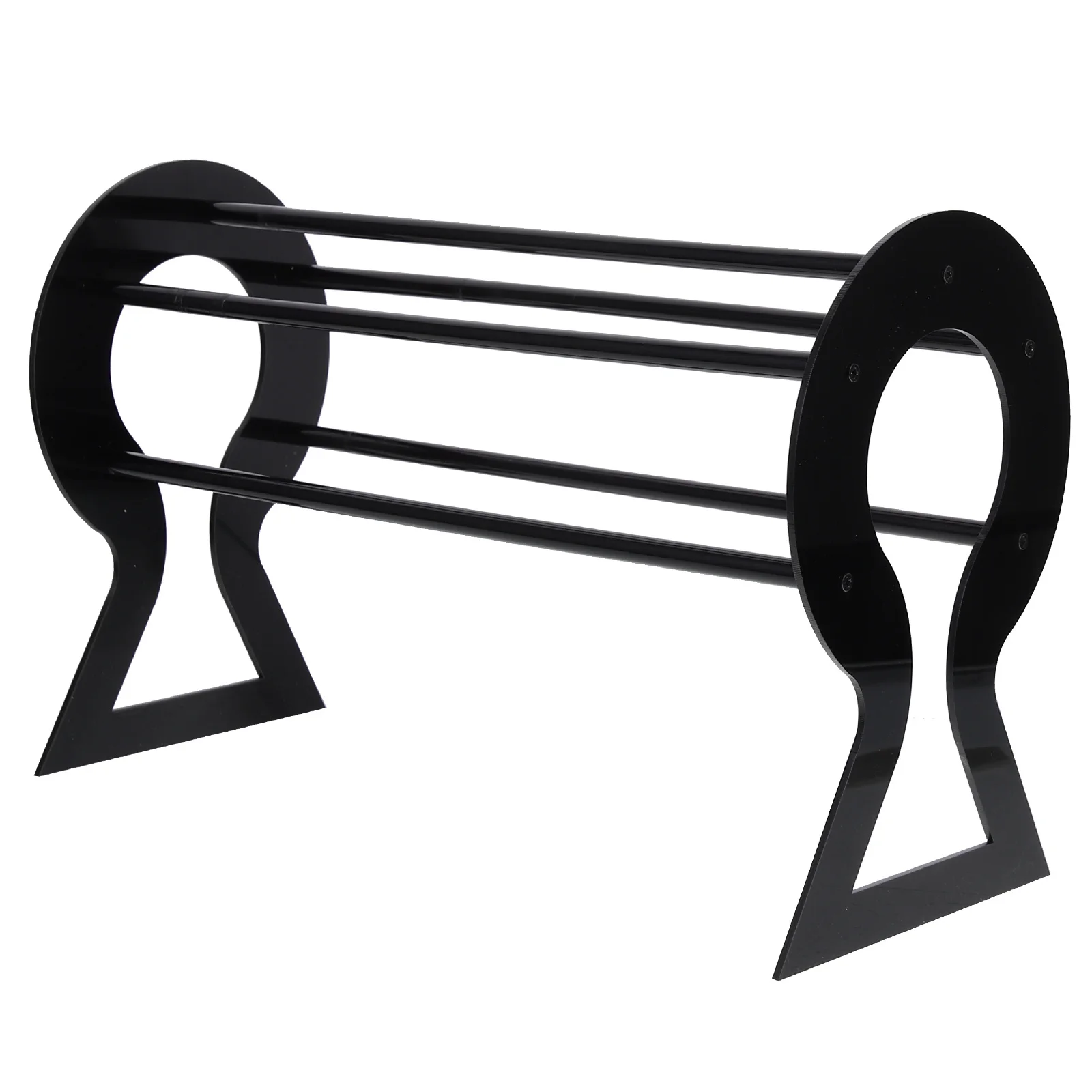 عرض عقال حامل حامل الرف المنظم لربطات الشعر العصابات مجوهرات خواتم القلائد الاكريليك تخزين هوب T