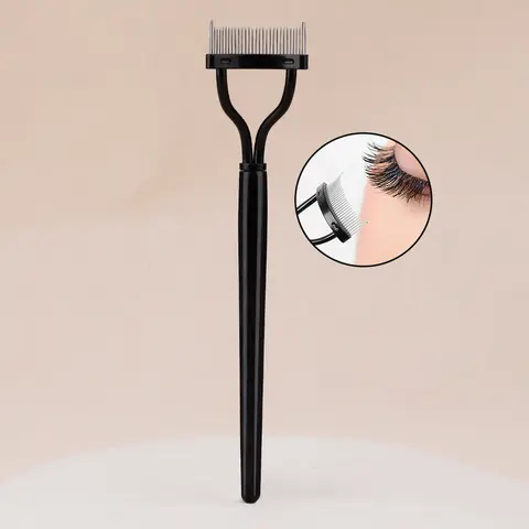 1/3 pcsPortable Eyelash Brush Comb  Eye Lash Stainless Steel Eyelash Combing Tools Eyelash Curler Makeup Lash Separator
