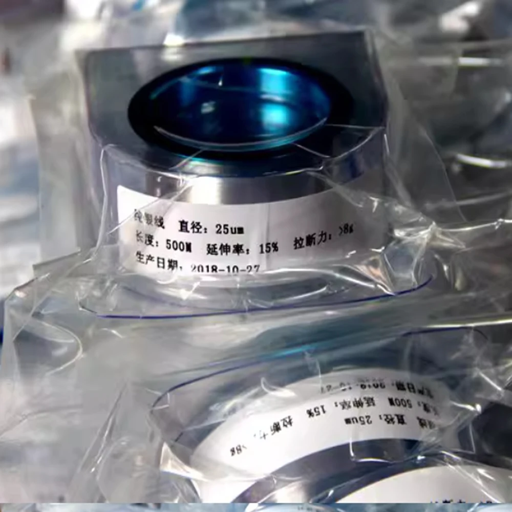 سلك فضي نقي فائق الدقة مستدير 99 100 متر 200 متر 400 متر كابل فضي لحام إلكتروني Led سلك أبحاث التعبئة والتغليف #2