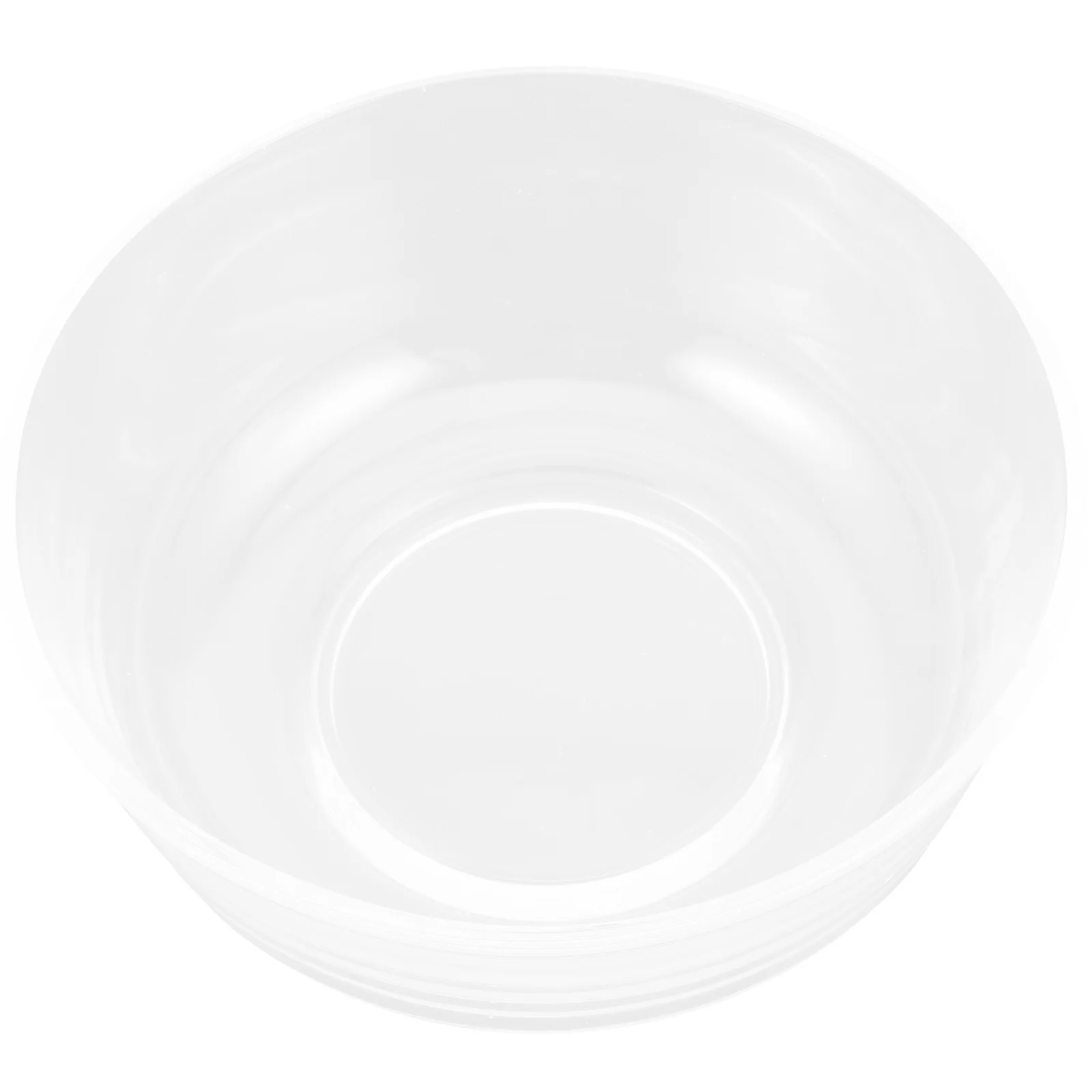 

7 Inch No Lead Glass Bowl Transparent Salad Fruit Dessert Noodles Wide Rim Easy Handling for Catered Events Receptions