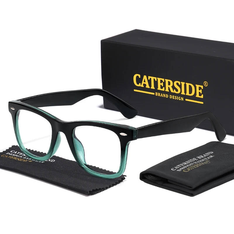 CATERSIDE Mode Herren Brillengestell Markendesign Hochwertige Tr-90 Rahmen Damen Anti Blaues Licht Computerbrille – Detail 6