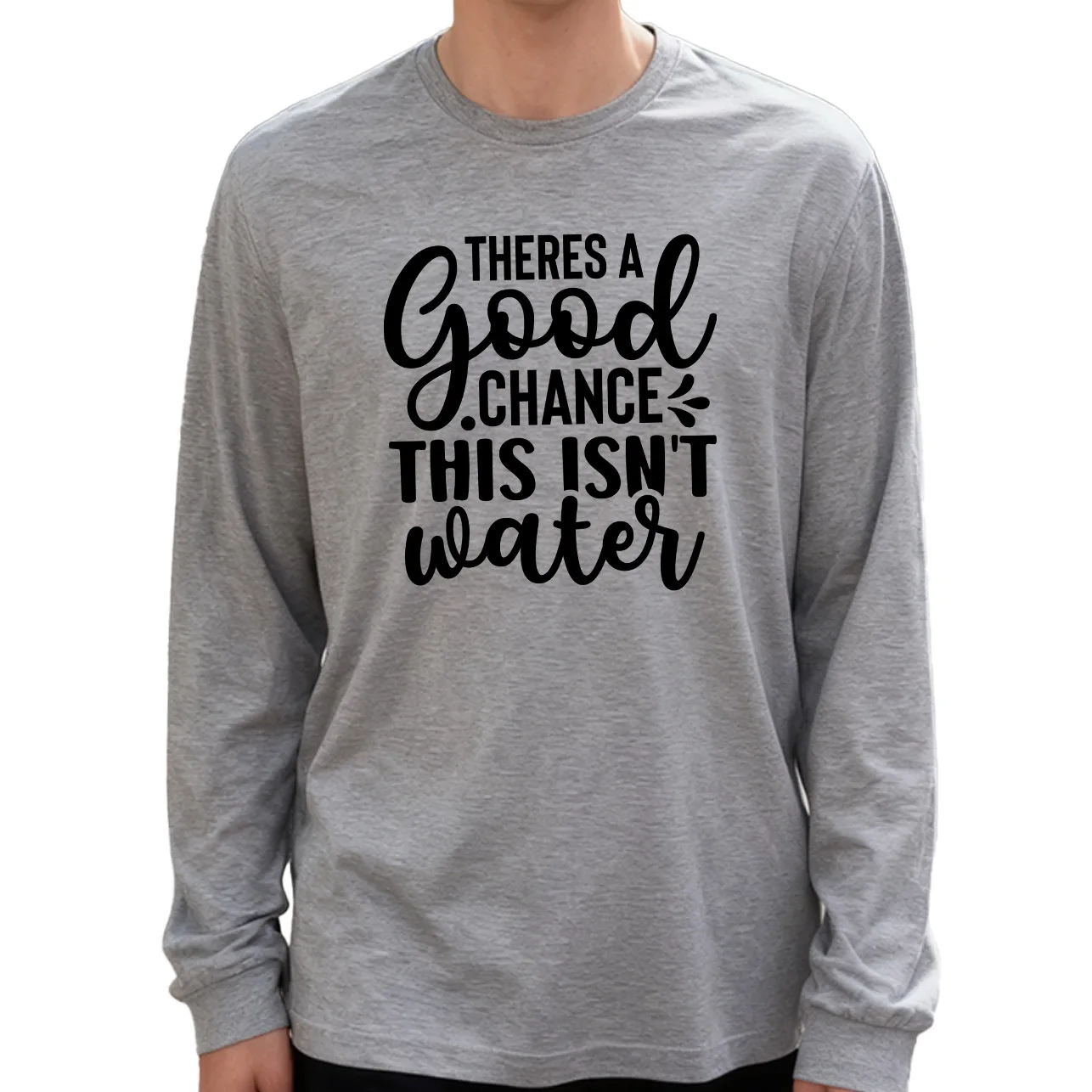 確実に選べるメンズ長袖Tシャツ 綿100% 180g クルーネック カジュアル デイリースタイル 柔らかく通気性抜群