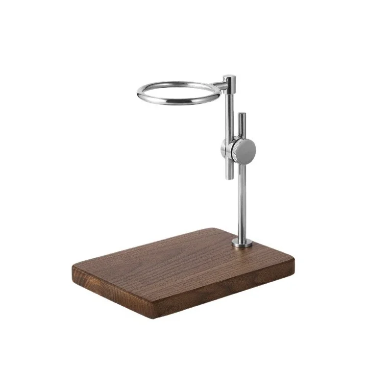 

Dunk hand brew coffee holder, solid wood hand brew holder Adjustable V60 filter cup holder