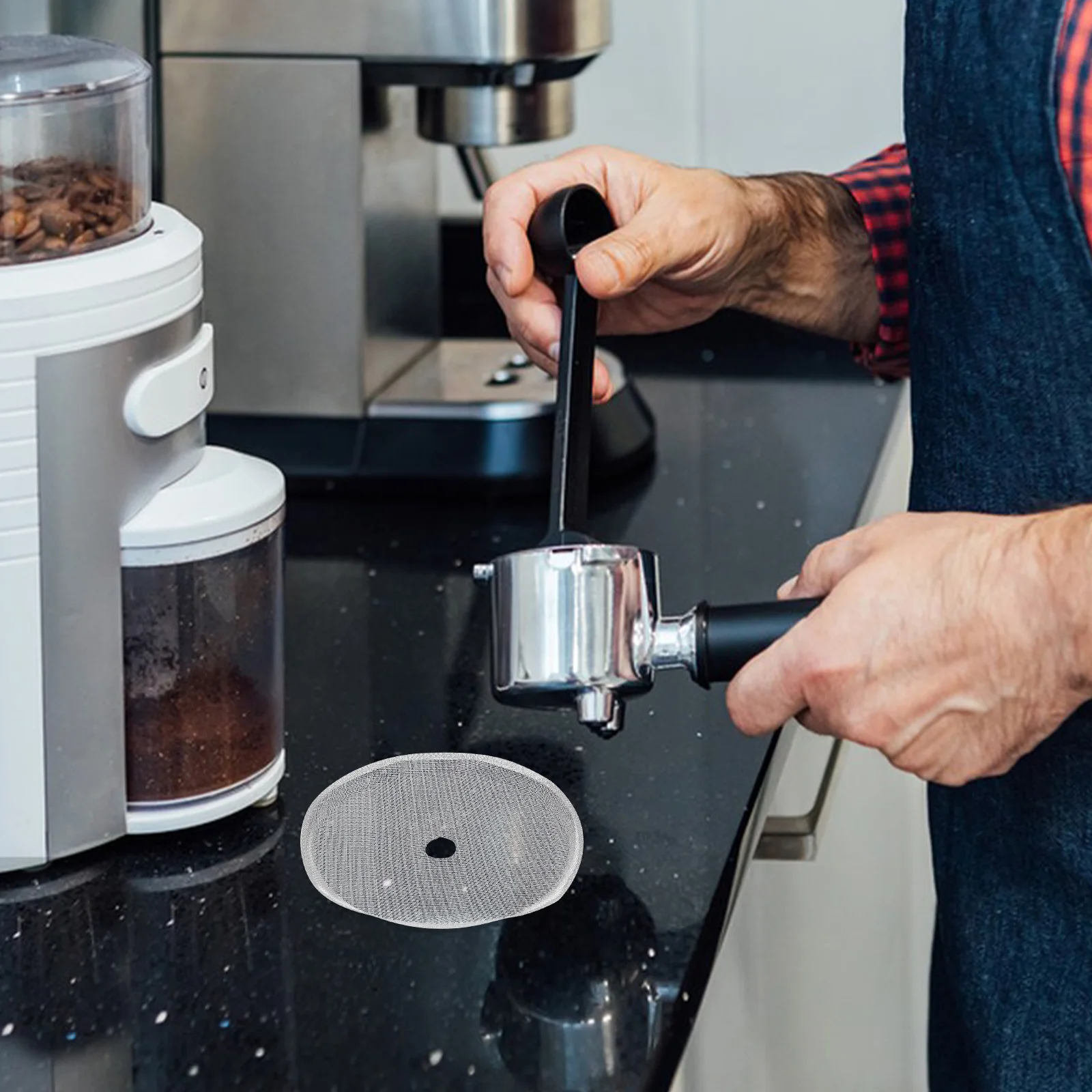 

5pcs Cold Press Filter 350Ml 150 Mesh Stainless Steel Reusable Replacement Screens For Espresso Tea Makers Filter Screen