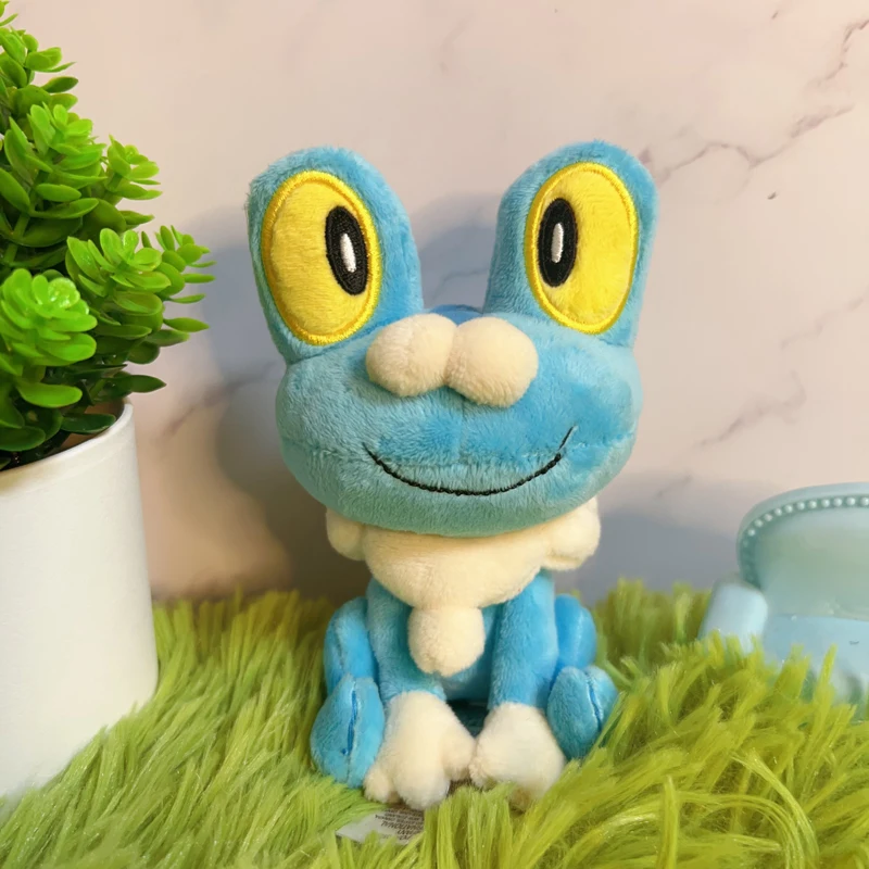 

Японский Pokemon Fit Croaking Bubble Frog, плюшевая игрушка для детей, милые мягкие подарки и подарки на день рождения, Рождество