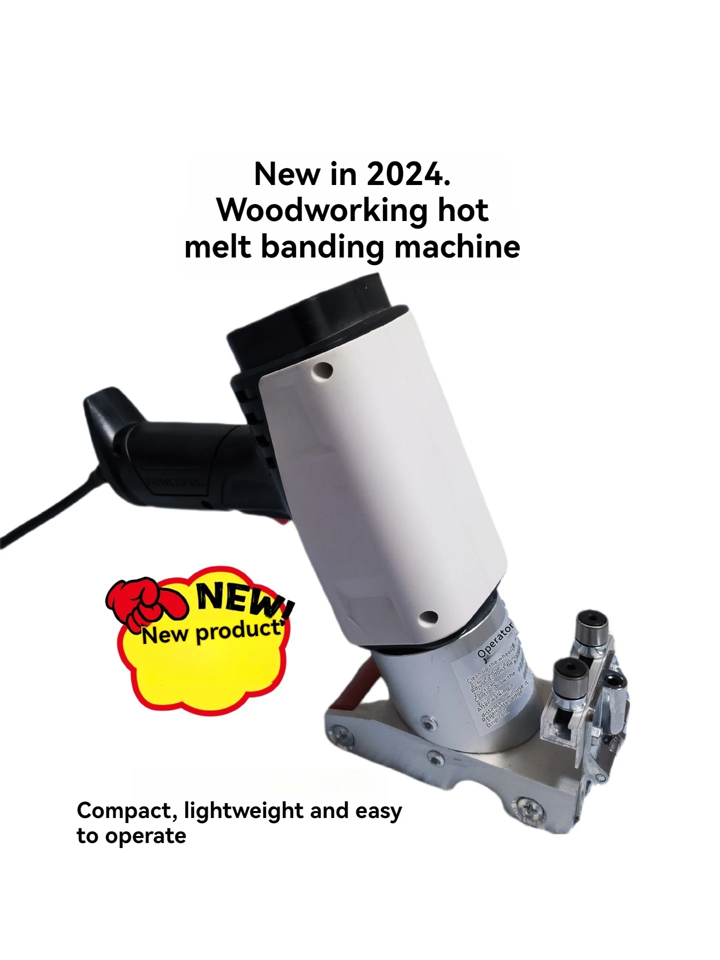 

Small Home Decoration Home Woodworking Edge Sealing Machine Hot Air Gun, With Hot Melt Back Adhesive Edge Strip Special