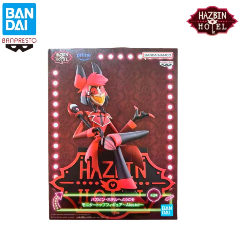 

In Stock 100% Bandai Original Banpresto Hazbin Hotel Alastor Anime Characters Model Doll Brand New Boxed Garage