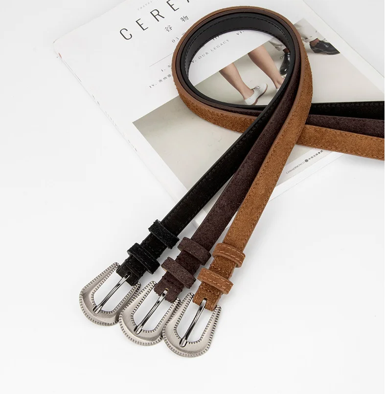 

Хорошее качество! Женский замшевый корсет из натуральной кожи, женское пальто с поясом, платье с поясом, узкий пояс J1738