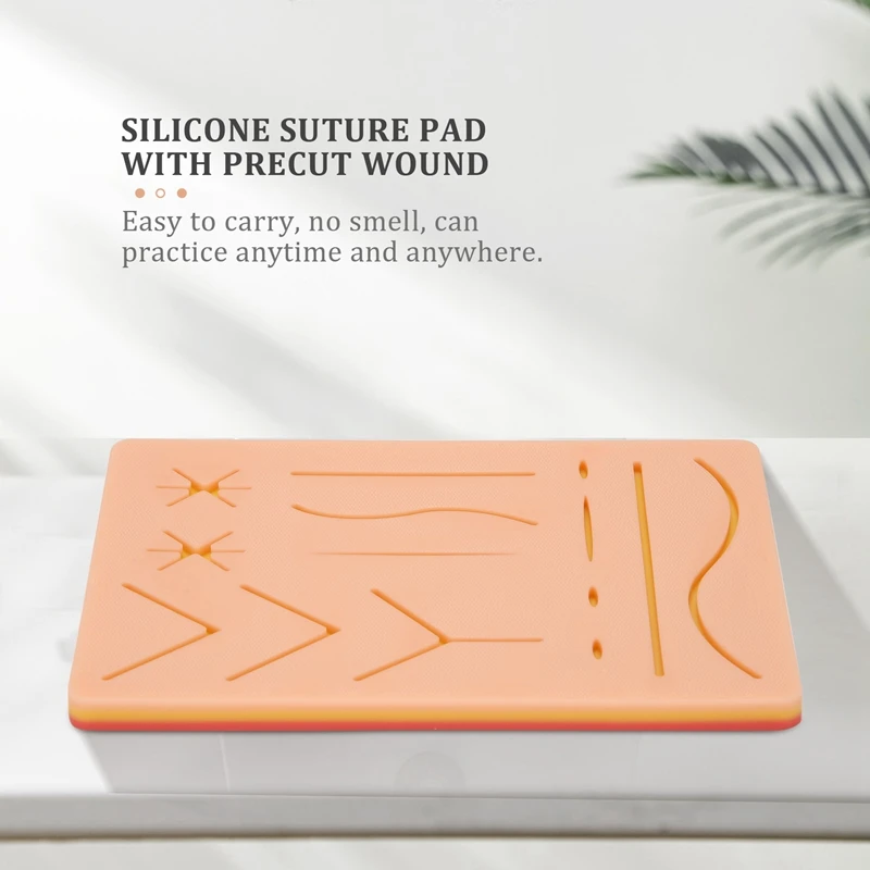 New Skin Suture Training Kit Pad Suture Training Kit Suture Pad Trauma Accessories For Practice And Training Use