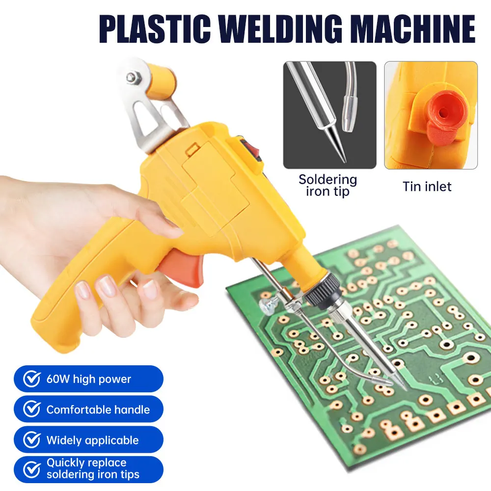 

220V/110V Multi-Function Iron Welder Automatically Soldering Gun Hand-Held 60W Internal Heating Send Tin Welding Repair Tool