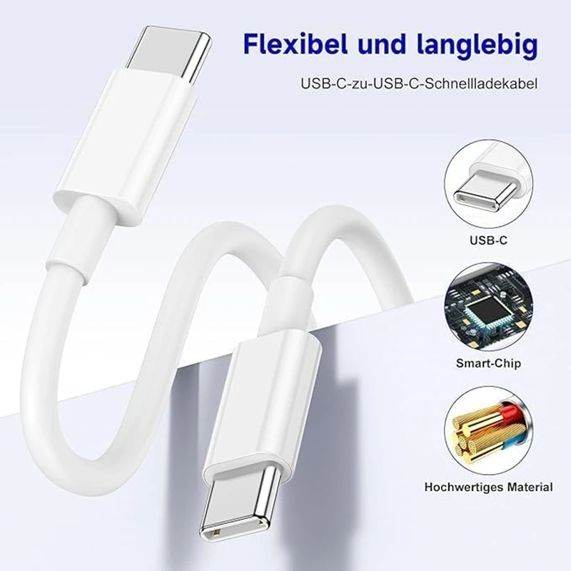 Oryginalna ładowarka ścienna USB C PD Fast EU US 35 W do iPhone 15 16 Pro Max 15 Plus Kabel szybkiego ładowania USB-C do Type-C 2 m 3 m C do C