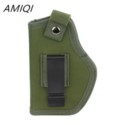 Gun Airsoft Universal Black Green Gun Cover Concealed Carry Holders Belt Clip Case Gun Bag All Size Handguns Waist Bag