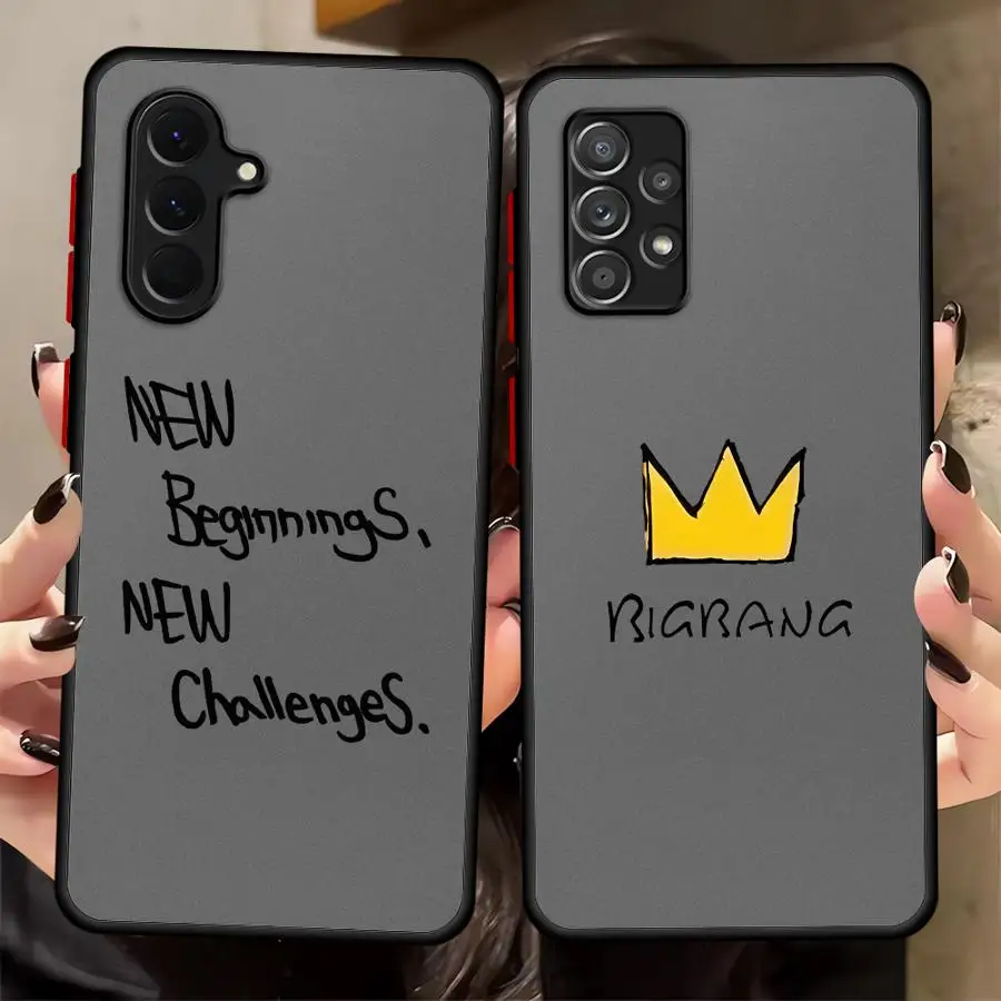 Phone Cover Case for Samsung Galaxy A53 A52S A72 A17 A52 A54 A35 A16 A15 A14 A23 A34 A36 A73 A33 A56 A55 Personalized Letters