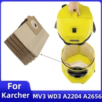 Dust Bags For Karcher MV3 WD3 WD3200 WD3300 A2204 A2656 A2200 A2500 A2600 WD3.500P SE4001 SE4002 Vacuum Cleaner Garbage Bags