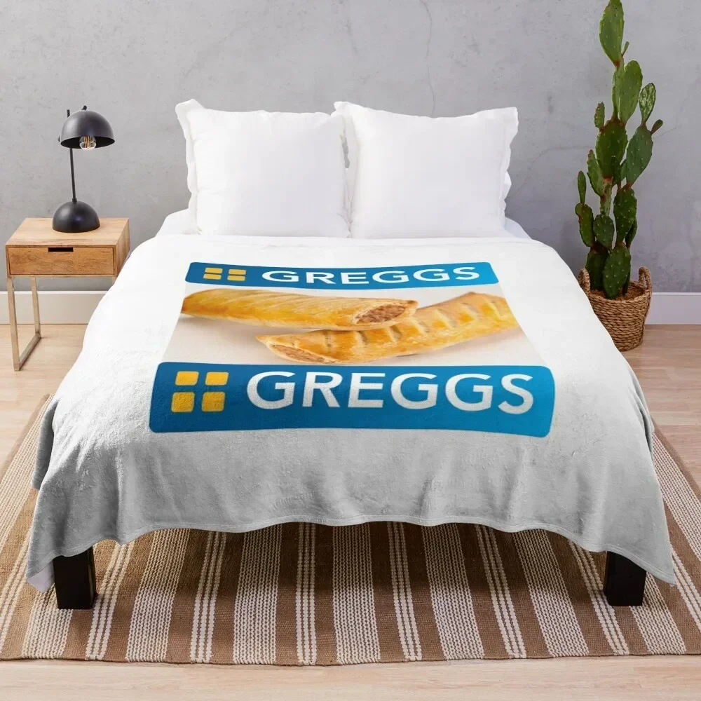 GREGGS Pasty Throw Blanket Picnic Bed covers Blankets