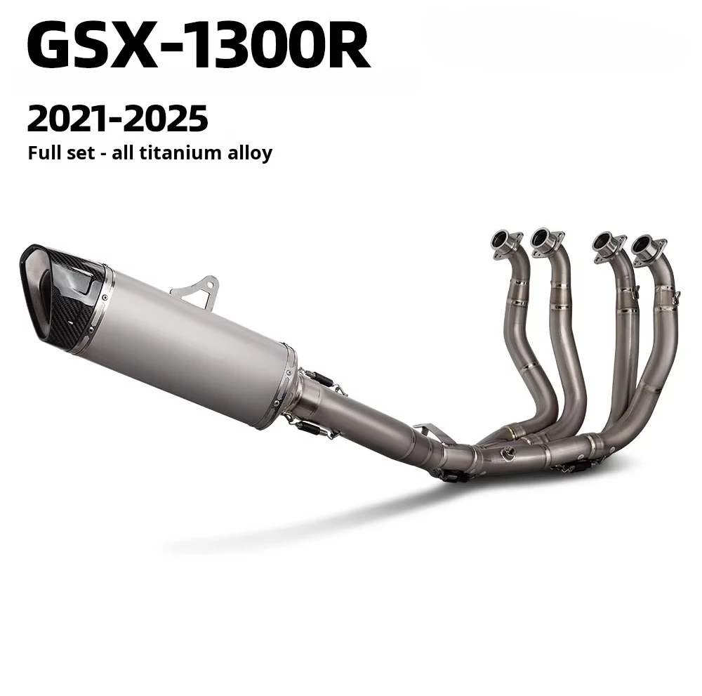 For hayabusa 3 titanium Exhaust full system Gsx-1300R Titanium exhaust 2