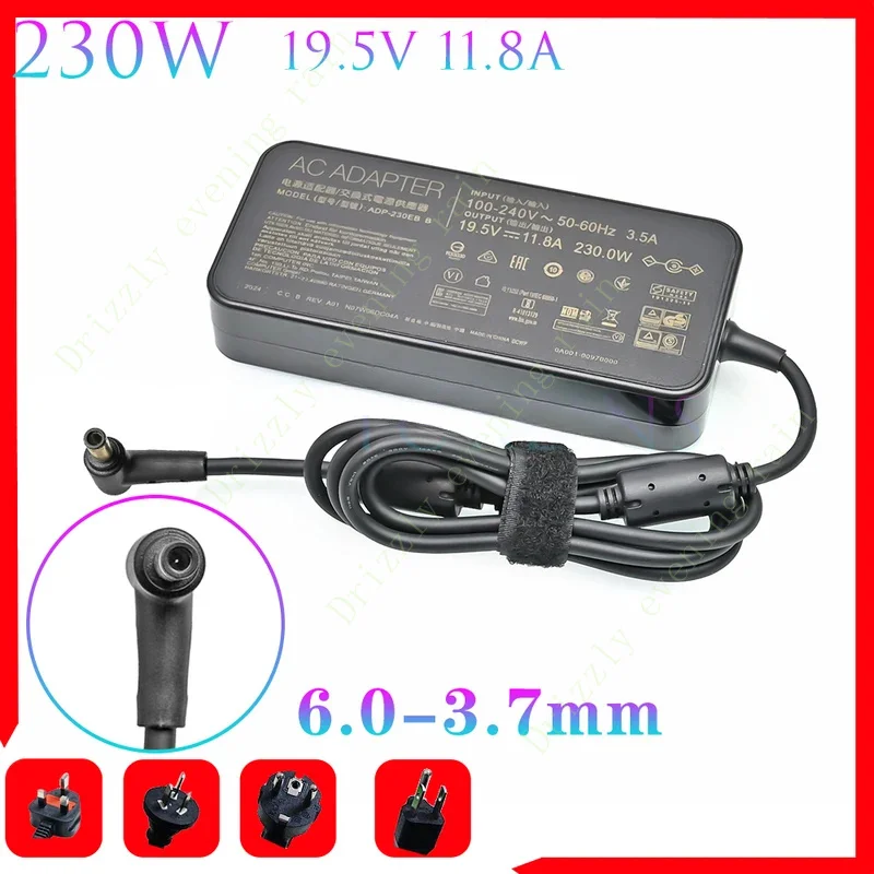 Laptop adapter 19.5v 11.8a 230w 6.0*3.7mm ADP-230GB B AC power charger for Asus ROG Strix G531GV-DB76