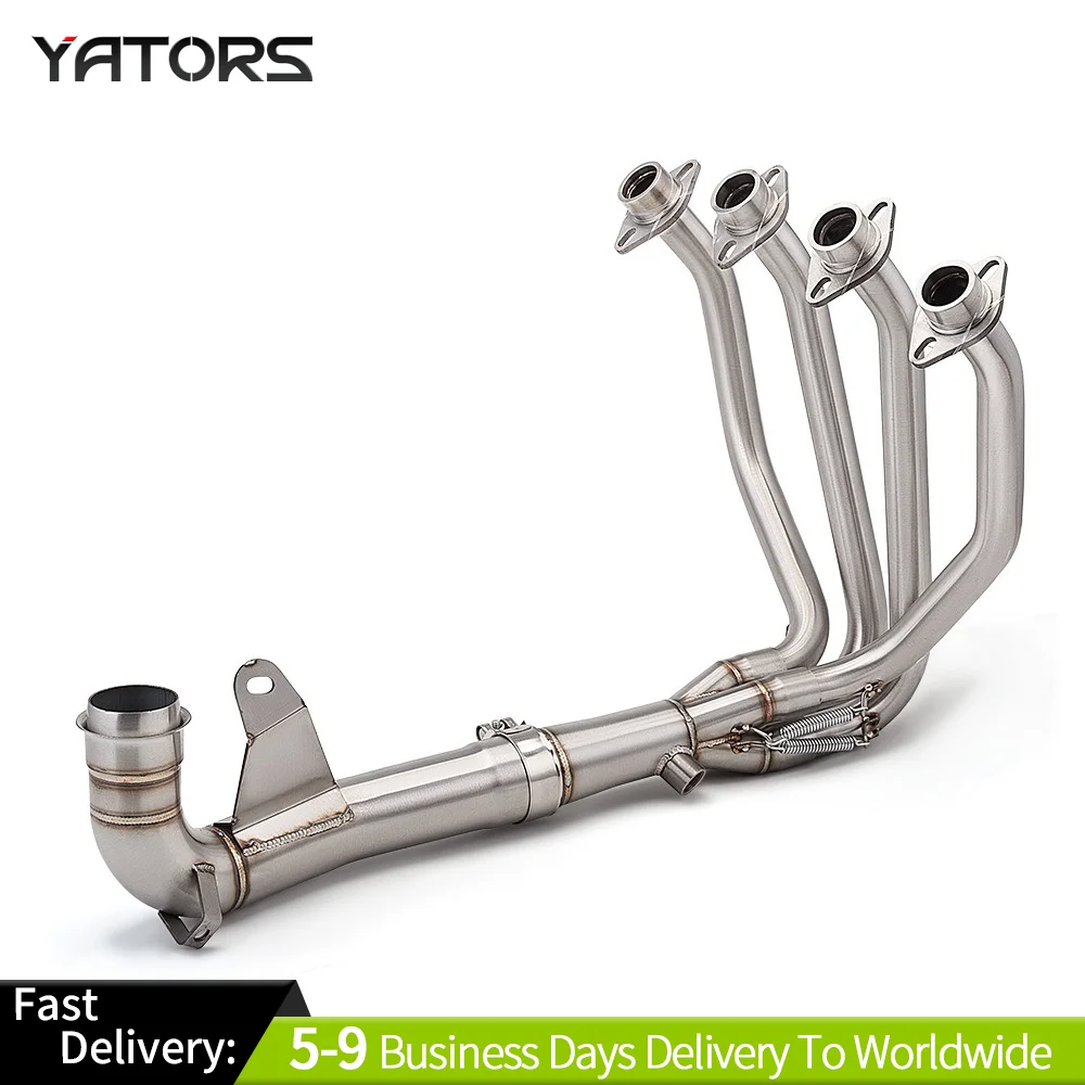 

Motorcycle Exhaust Pipe Modification for Spring 500SR Front Section No Damage Installation Original Exhaust Tail Section
