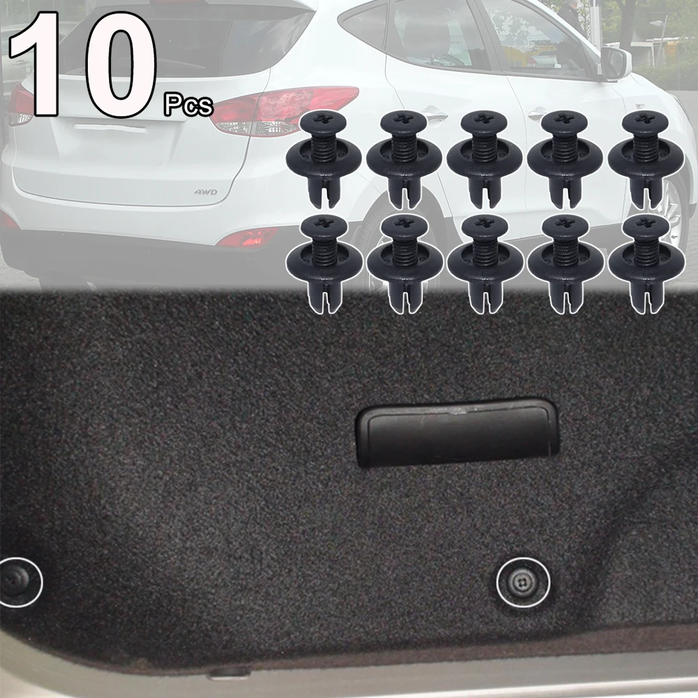 10pcs For Hyundai Tucson ix35 LM 2010 - 2015 Genesis BH i20 PB ix20 JC Wheel Arch Lining Bumper Retainer Mudflap Trim Clip Rivet