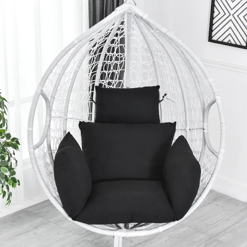 Hanging Chair Cushion Swing Seat Breathable Rocking Chairs Seat Cushion Cover Pad Hammocks Pillow Swings Living Room (no chair)