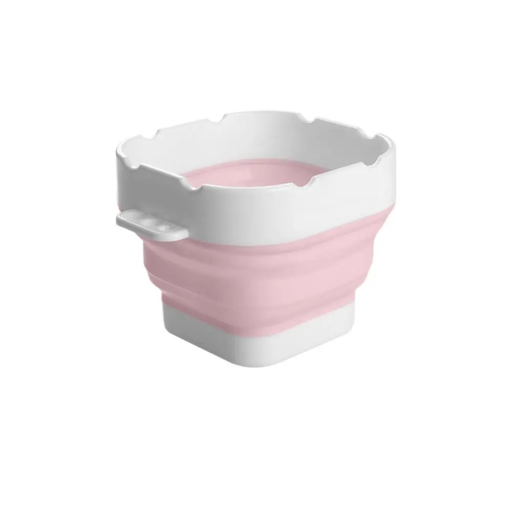 

Morandi Color Mini Paint Bucket Portable Collapsible Pen Brush Washer Brush Holder Anti-slip Folding Washing Basin Drawing Tools