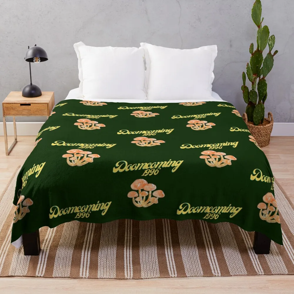 

Girl Who Loves First Day Of Doomcoming 1996 You Been Vintage Retro Throw Blanket