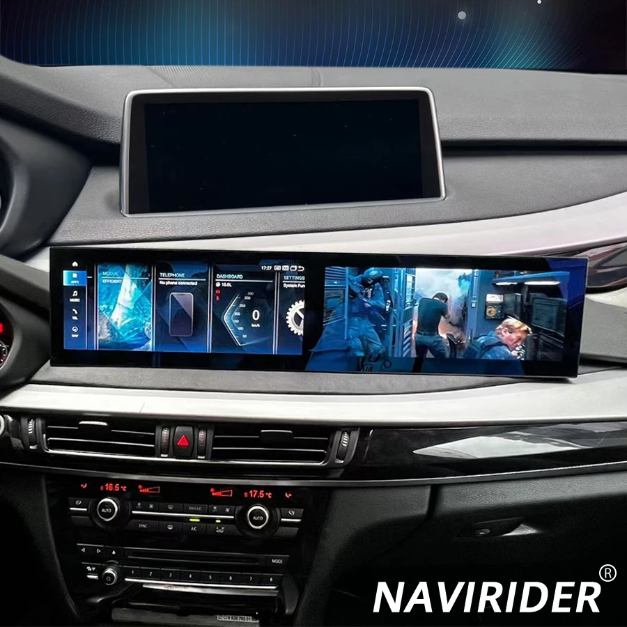 21inch Curved Screen Android Car Radio GPS Multimedia Video Player For BMW 5 Series F10 F11 X5 X6 NBT 2011-2017 Stereo CarPlay