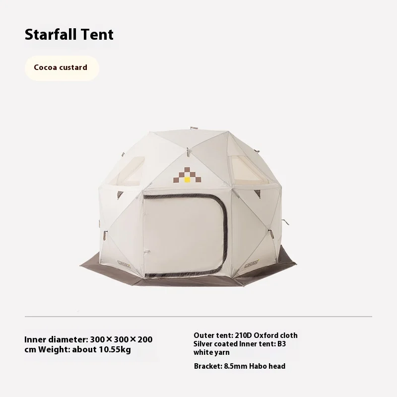 Imagem -06 - Tenda Esférica Dobrável Portátil para Acampamento ao ar Livre Toldo Impermeável Espesso para Piquenique Grande Espaço Barraca de Acampamento