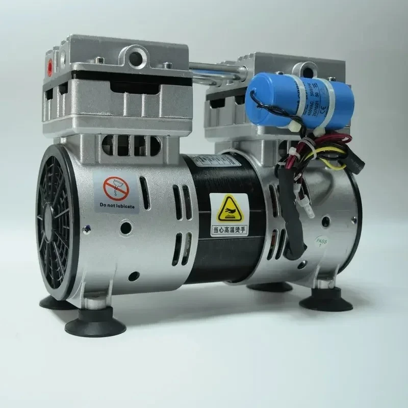 Oil-free vacuum pump positive and negative pressure industrial laboratory low noise small piston vacuum pump