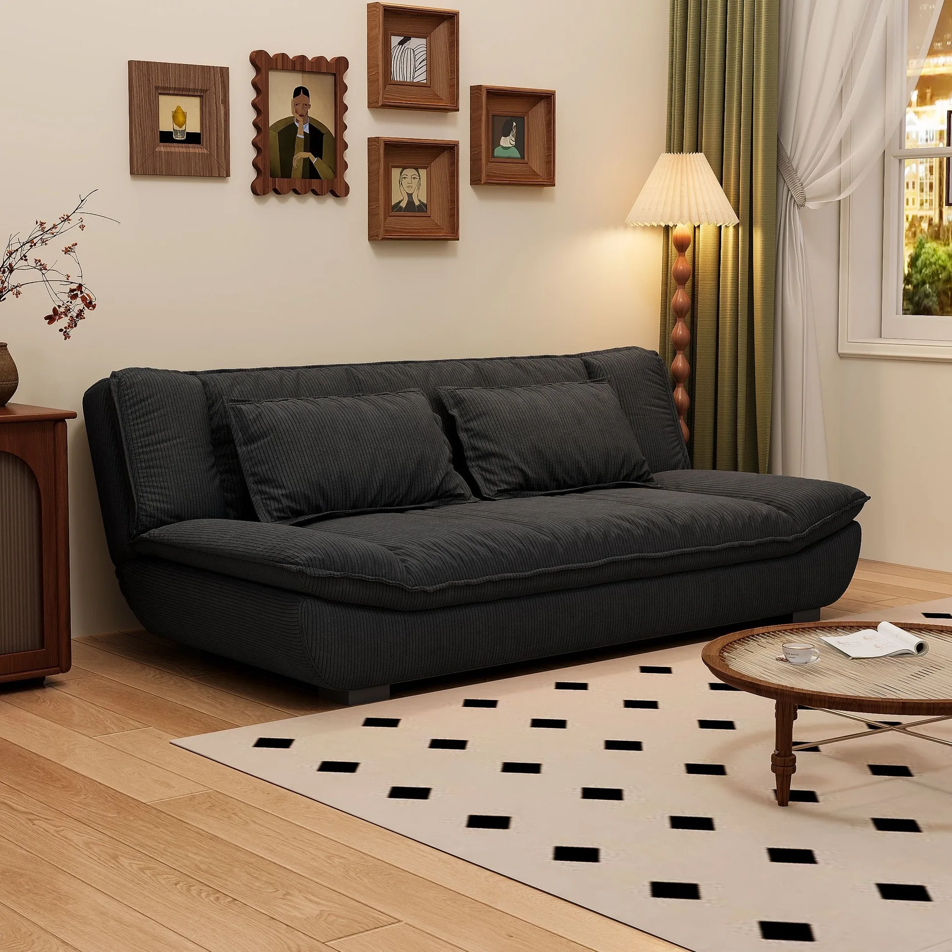 VOYAGE Modern Living Room Furniture Luxury Sofa Bed Convertible Folding Functional Multi-function Sofa Bed