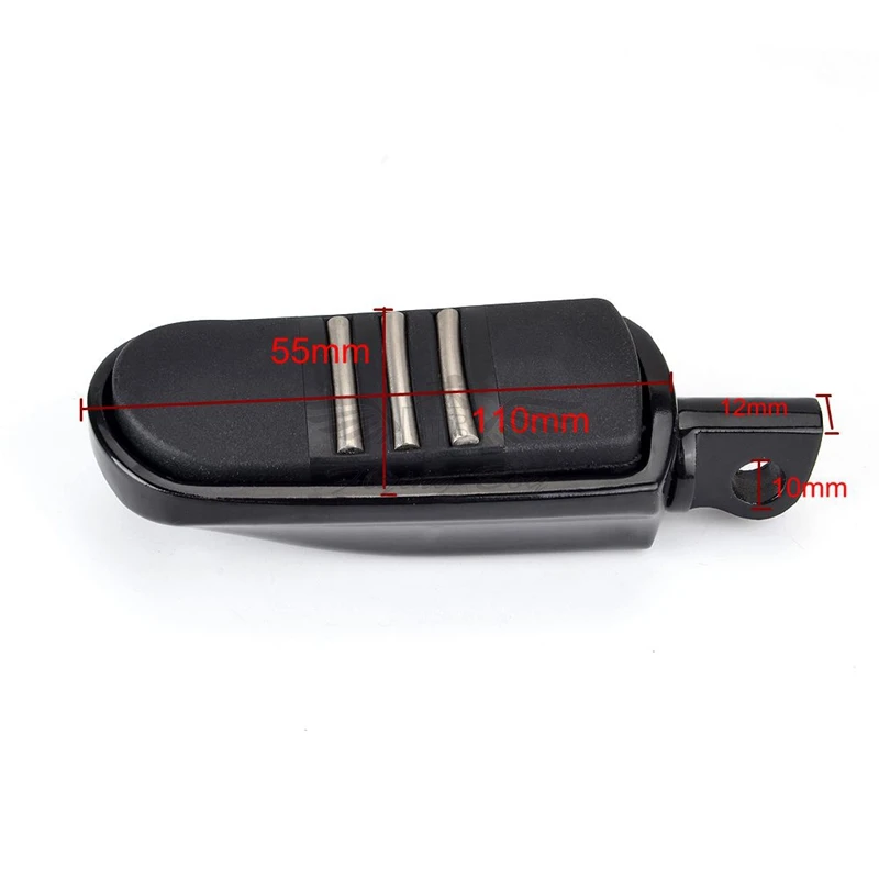 Motorfiets Voetsteunen Aluminium Snelweg Pinnen Voetsteunen Voetsteun Voor Harley Alle Modellen met Mannelijke Mount Voetsteun Beugel 10mm Diameter