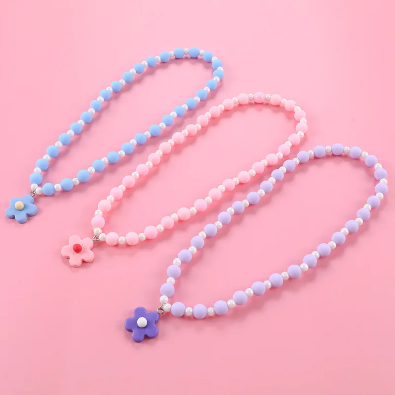 Makersland Cute Ice Cream Pendent Necklace For Children Necklace For Girls Kids Jewelry Accessories Charming Gifts Wholesale