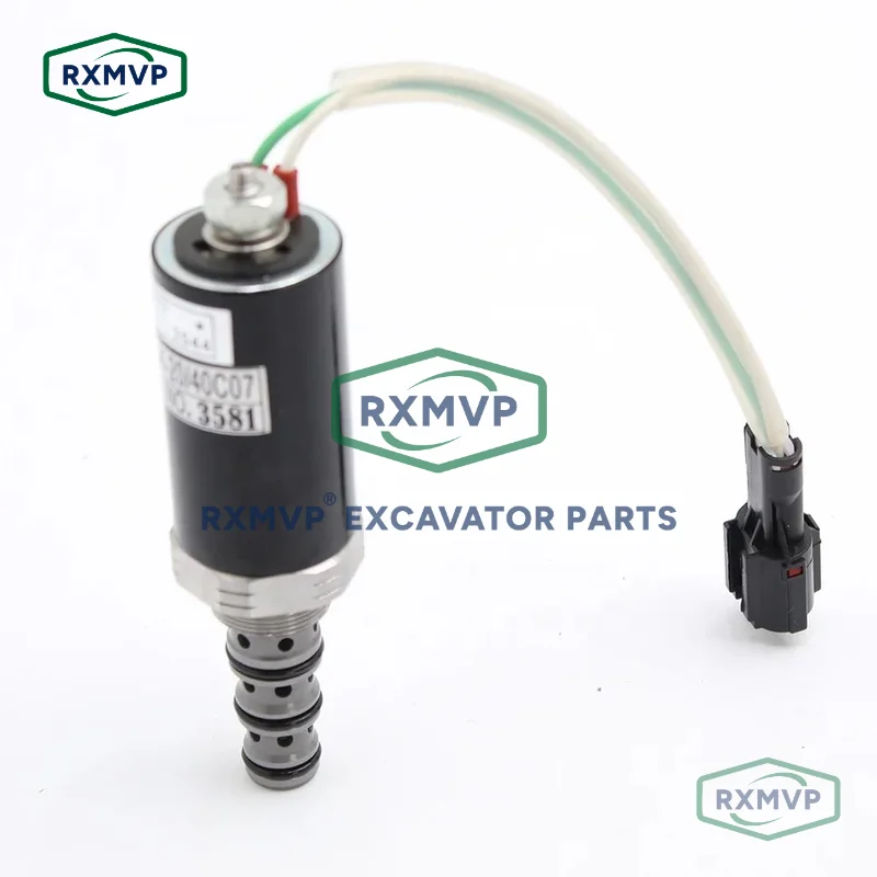 YNF Hydraulic Solenoid Valve Parts R220-7 R210-7 SKX5P-17-208 For Excavator Solenoid Valve KDRDE5K-20/40C07-109