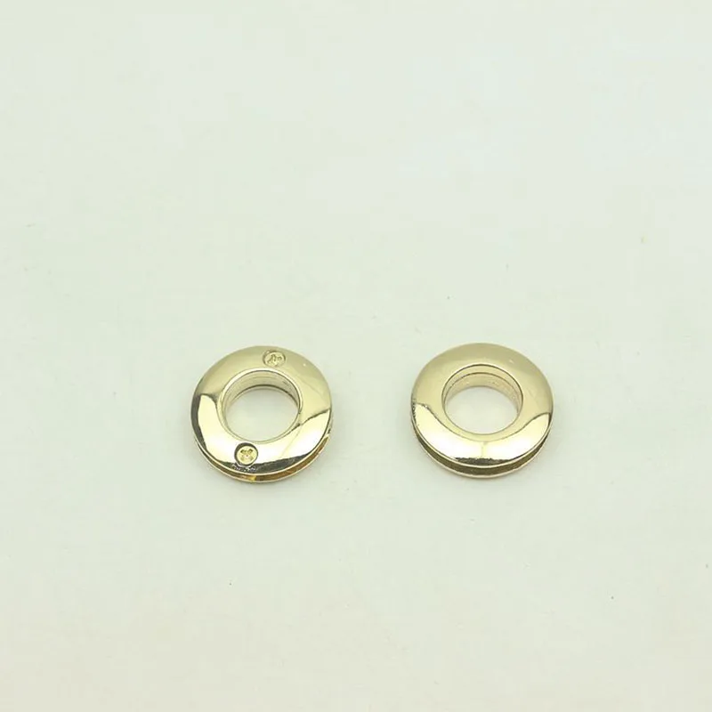 20Pcs 14mm Metal Screw O Ring Buckles Eyelet Screw Buckle for Hangbag Belt Strap Dog Chain Clasp Accessories Leather Craft